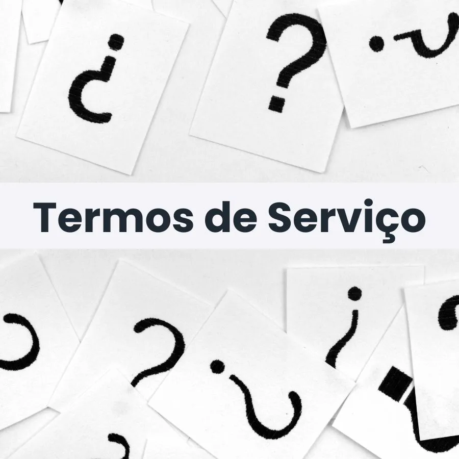 Imagem ilustrativa dos termos de serviço do programa de parceria.