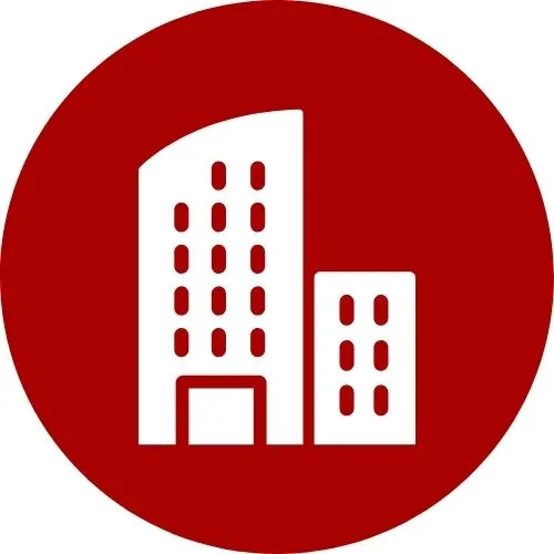 Ícone ilustra que a empresa é constituída tanto no Brasil quanto na Itália.