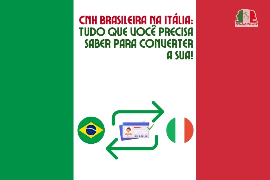 Acordo Sobre Conversão da CNH Brasileira Para Italiana