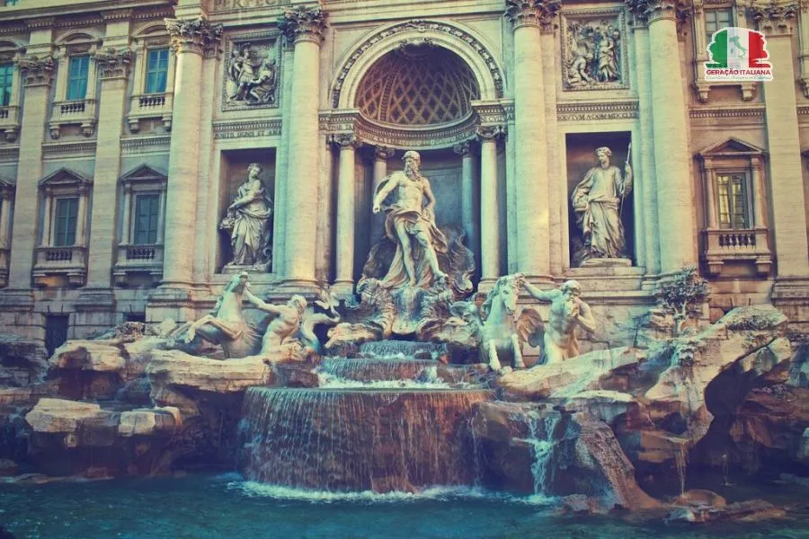 Fontana di Trevi em Roma