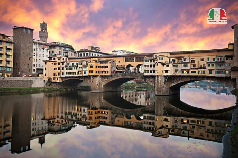 Ponte Vecchio em Florença.